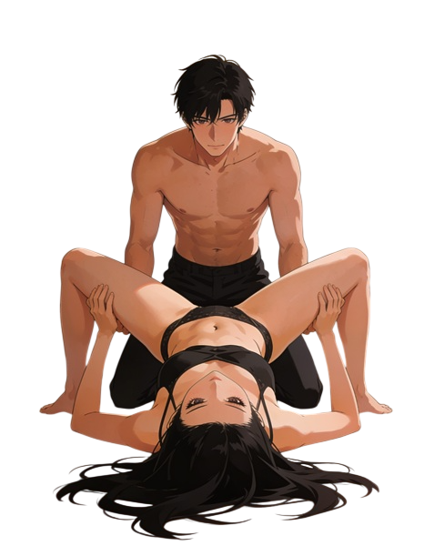 The Rainbow Bridge position for couples